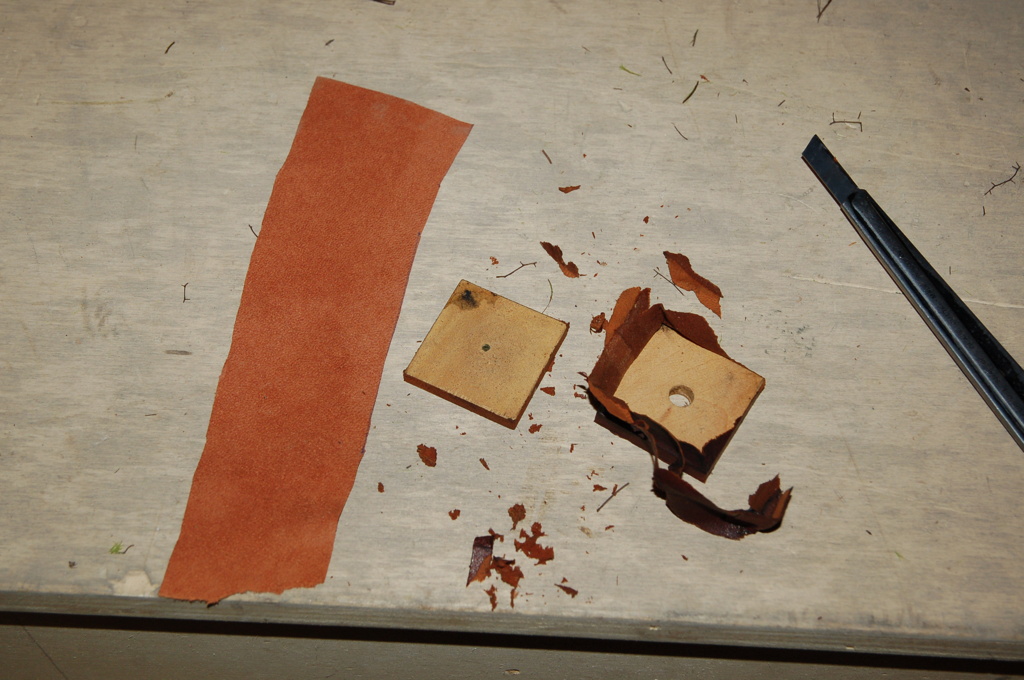 De bekleding van het pneumatiekbalgje wordt losgestoken